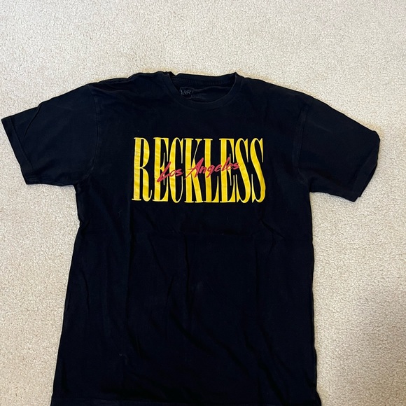 Reckless Los Angeles Black T-Shirt - Picture 1 of 2
